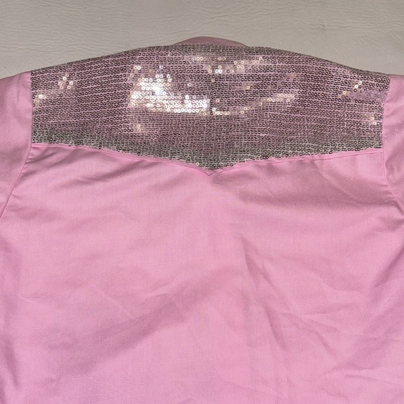 Royal Highness Equestrian Pink Sequin Little Girl Show Shirt - Picture 5 of 5